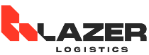 typographic logo for Lazer Logistics