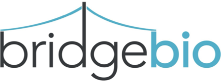 typographic logo for BridgeBio
